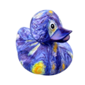 Dutch Ducky Badeend Starry Night - Van Gogh