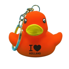 ducky keyhanger orange I LOVE HOLLAND
