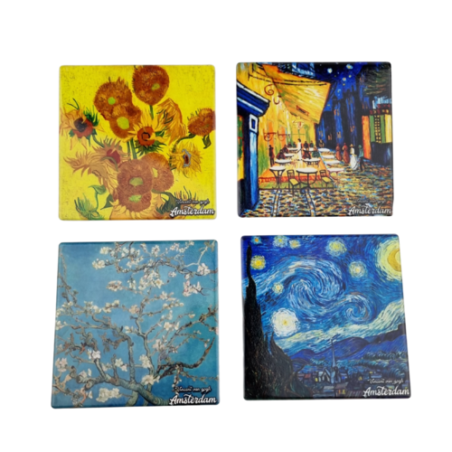 Onderzetters 4-pack Van Gogh collectie