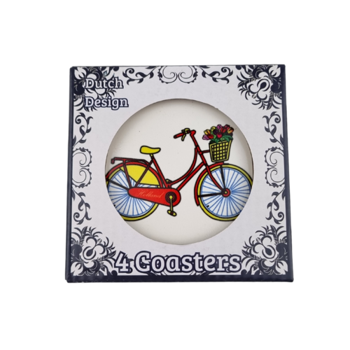 Coasters 4-pack bicycles