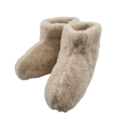 DINA slippers wool 100% natural beige