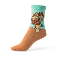 Socks van Gogh sunflower