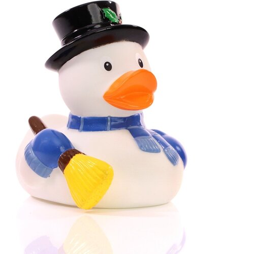 Dutch Ducky Badeend Snowman 8cm