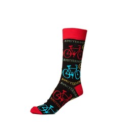 Socks Bike Amsterdam Red