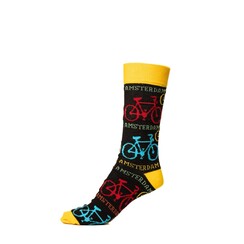 Socks Bike Amsterdam yellow