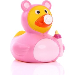 Badeend baby duck roze 8cm