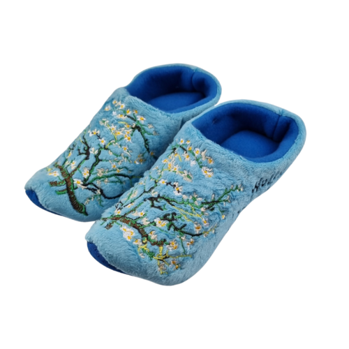 Klompslof blauw Van Gogh - Amandelbloessem