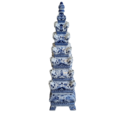 Piramide tulpenvaas 5-delig 80cm hoog (3 kleuren voorradig)