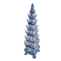 Piramide tulpenvaas 5-delig 80cm hoog (3 kleuren voorradig)