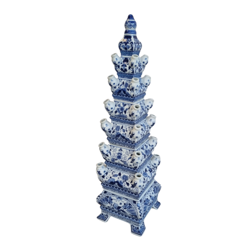 Piramide tulpenvaas 4-delig 80cm hoog (3 kleuren voorradig)