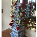 Pyramid tulip vase 5 parts 80cm high (3 colors in stock)