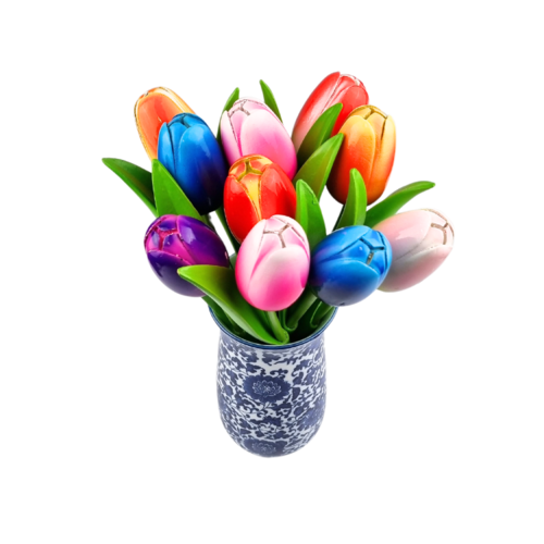 Tulip Vase Delftblue - 20cm high