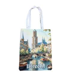Canvas bag Dom Church of Utrecht in color