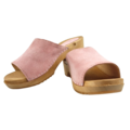 DINA Sandals suede pastel pink