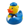Dutch Ducky Badeend Flight attendant 8cm - kies uit meerdere uitvoeringen