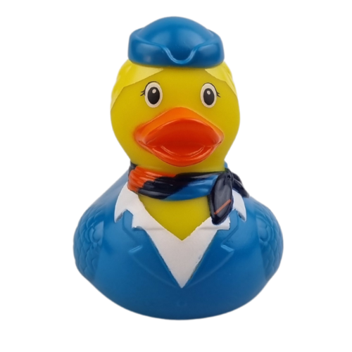 Dutch Ducky Badeend Flight attendant 8cm - kies uit meerdere uitvoeringen