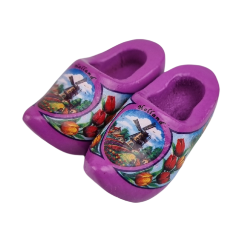 klompmagneet 4cm Paars