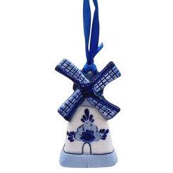 Delftsblauw ornament molentje 8cm
