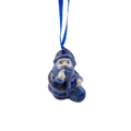 Delftsblauw ornament kerstman 8cm