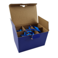 Delftsblauw ornament kerstman 8cm
