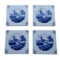 Coasters 4-pack Holland Delftblue