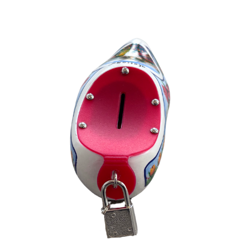 Money bank clog 15cm White