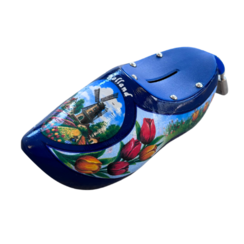 Spaarpot klomp 15cm Blauw