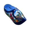 Money bank clog 15cm Blue