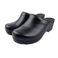 DINA PU clogs - TRAA - workshoes - Black - Unisex - open heel