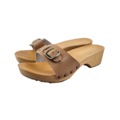 DINA Sandalen mokka smalle gesp S1