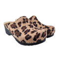 Medical clogs with PU sole - Leopard
