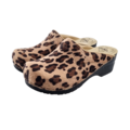 Medical clogs with PU sole - Leopard