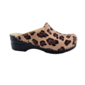 Medical clogs with PU sole - Leopard