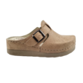 DINA PU klompen -  Beige met gesp