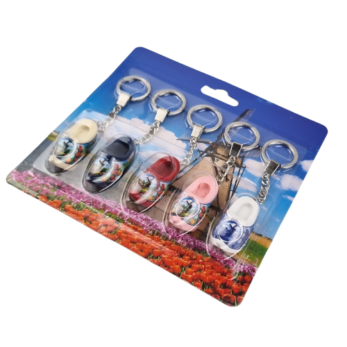 blister 5 keyhangers woodenshoes