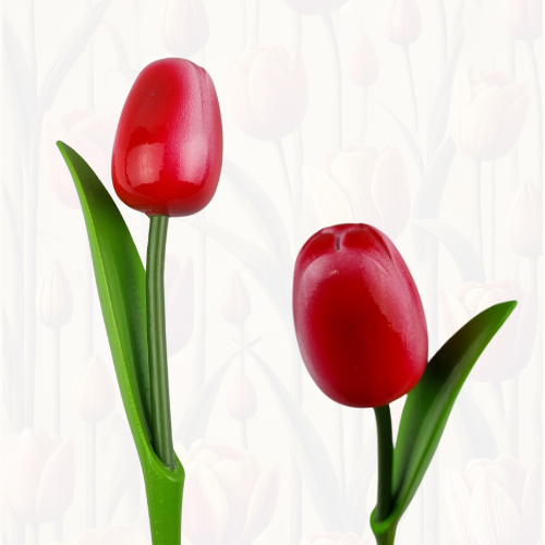 Tulip on stem 33cm - 8 colors in stock