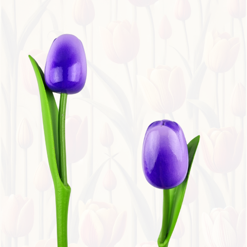 Tulip on stem 33cm - 8 colors in stock