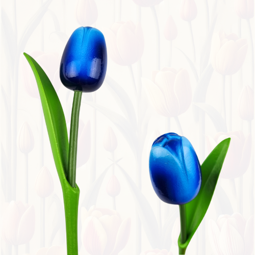 Tulp op steel 33cm - Kies uit 8 kleuren