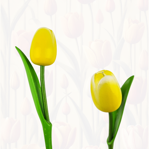 Tulp op steel 33cm - Kies uit 8 kleuren