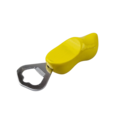 Bottle opener clog 8cm yellow - no design