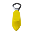 Bottle opener clog 8cm yellow - no design