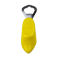 Klomp opener 8cm geel - onbedrukt