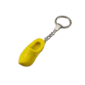 Klompsleutelhanger 1 klomp geel - onbedrukt