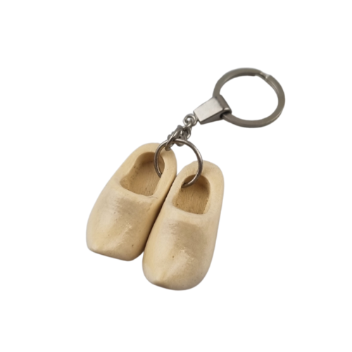 Woodenshoe keyhanger 2 shoes painted- no design