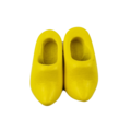 Woodenshoe magnet 2 shoes yellow - no design