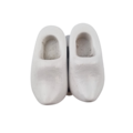 Woodenshoe magnet 2 shoes white - no design