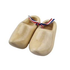 Souvenir klompenpaartje gelakt - voor personalisatie (10cm, 12cm, 14cm)