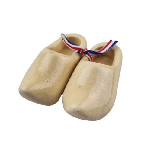 Souvenir klompenpaartje gelakt - voor personalisatie (10cm, 12cm, 14cm)