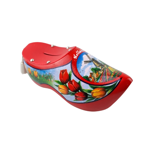 Spaarpot klomp 15cm Rood