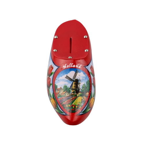 Spaarpot klomp 15cm Rood